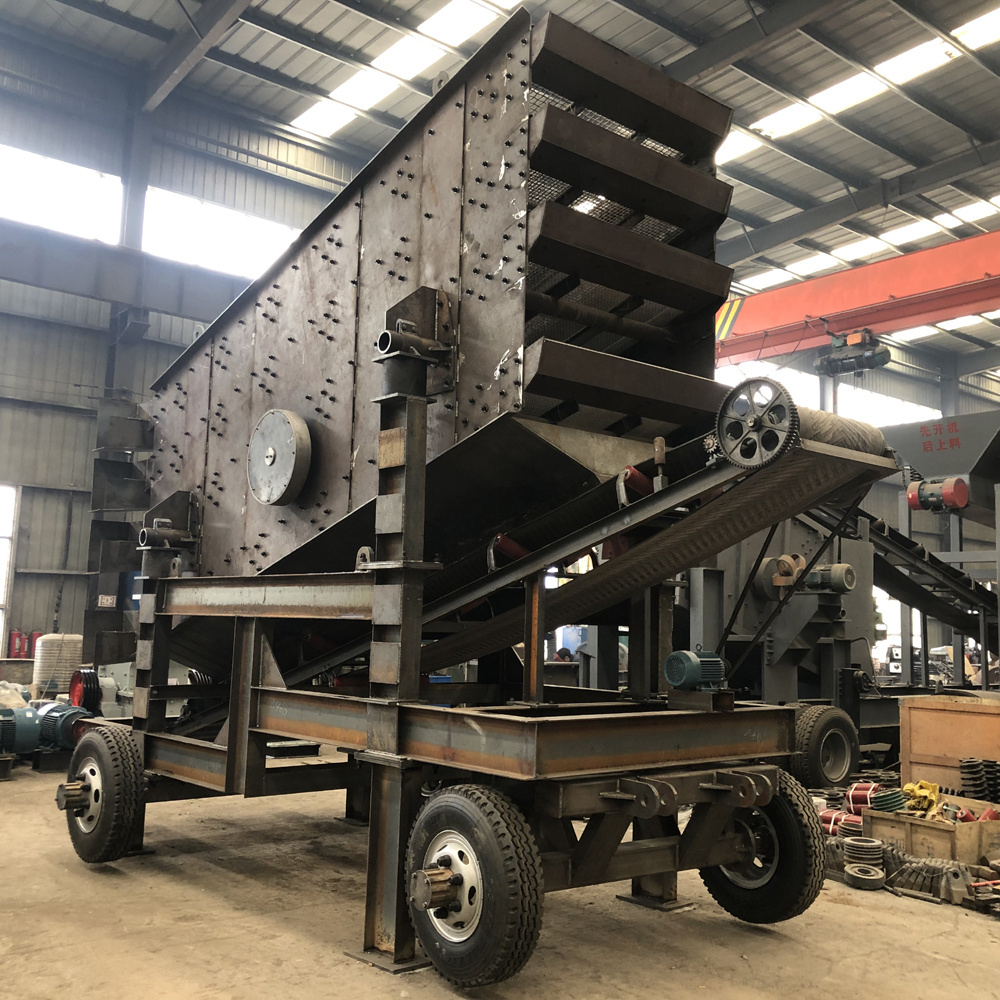 mobile vibrating screen ,sand vibration screen