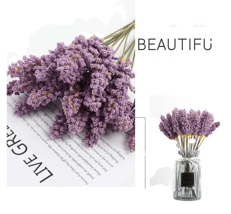 flower wheat bouquet plastic flower home props wedding decoration handmade flower product wholesale