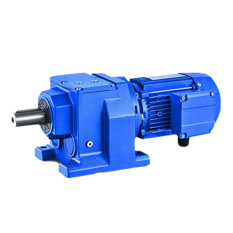 R/F/S/K Series Helical Reducer Gearbox Speed Reducers,Solid Shaft Output Helical Gear Reducer With 380V AC Electric Motor