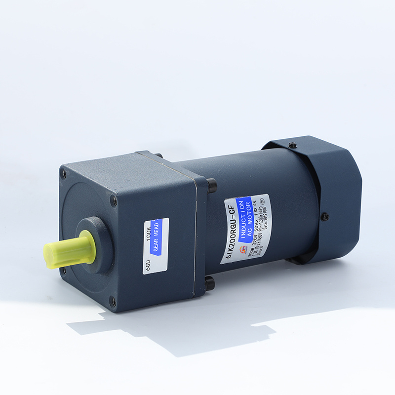 90W 1/8Hp 0.75-450rpm Variable motor AC 110V 220V Low rpm reduction gear motor Induction motor with Governor for conveyer