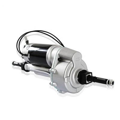 24v 500w Ratio 25:1 Electric transaxle dc motor trolley differential motor rear axle with brake for go kart axle kit