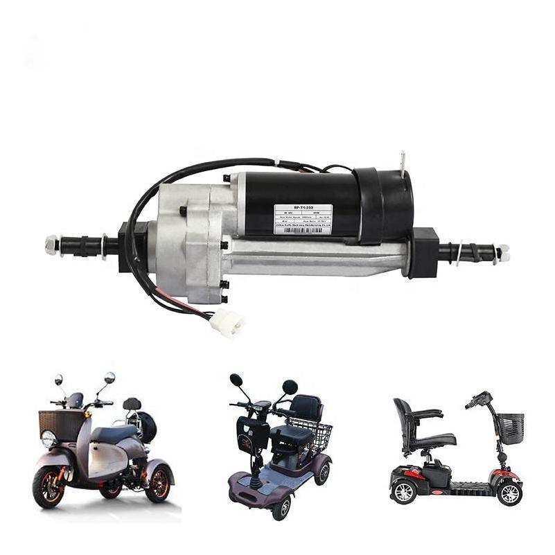 Small scooter electric lawn mower Electric vehicle conversion kit brushed motor 24v electric car motor kits rear axle