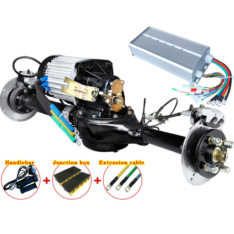 China factory driving rear axle motor electric tricycle kit with transmission trike rear axle Electric motor rear axle