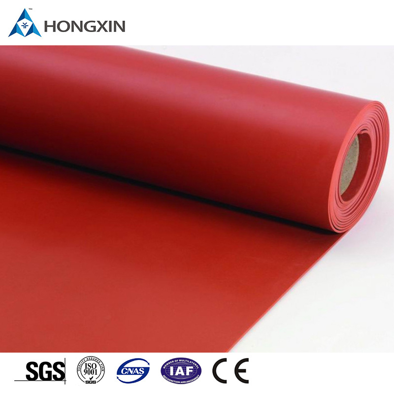 Laminate rubber sheet rolls silicone heat transfer