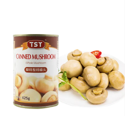 high quality canned button mushroom in tinned   canned button whole mushroom