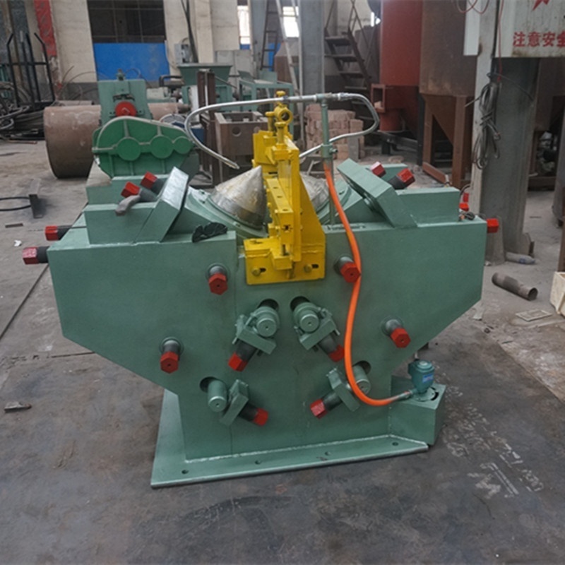 Low cost auger spiral screw blade making machine