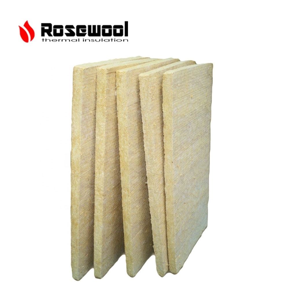 Different Size 1200*600*(50-150)Mm House Sound Insulation Materials Rock Wool Insulated Wall Panels