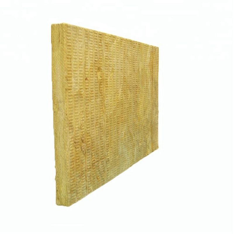 Different Size 1200*600*(50-150)Mm House Sound Insulation Materials Rock Wool Insulated Wall Panels