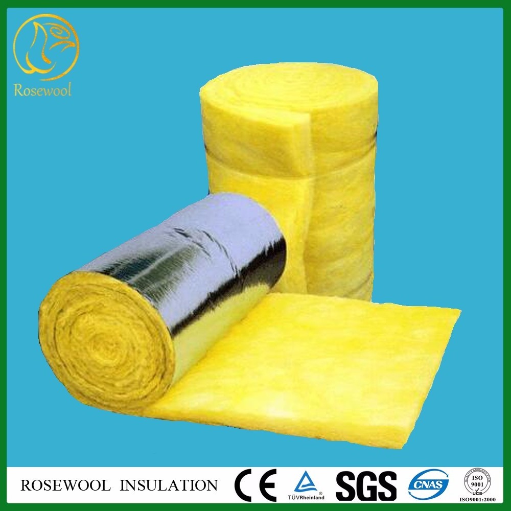 25-150mm Glasswool Blanket Insulation Glass Wool Blanket for Thermal Insulation, Sound Absorption