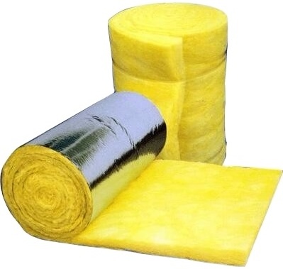 Heat Thermal Insulation 50MM fiberglass insulation roll glass wool insulation