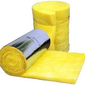 Heat Thermal Insulation 50MM 80MM Density Fiberglass Wool Blanket Roll Glass Wool Insulation Blanket Roll with Aluminium Foil