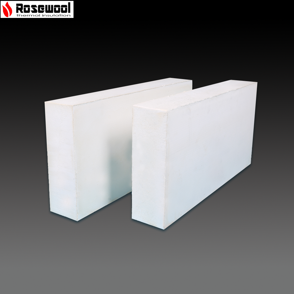 Rosewool Insulation Material 100mm fireproof Calcium Silicate Board/Slab/Sheet