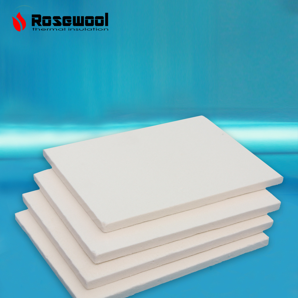 ROSOWOOL  High quality Ceramic Fiber Fireproof Insulation Board 1000 -1600C Ceramic Fiber Board