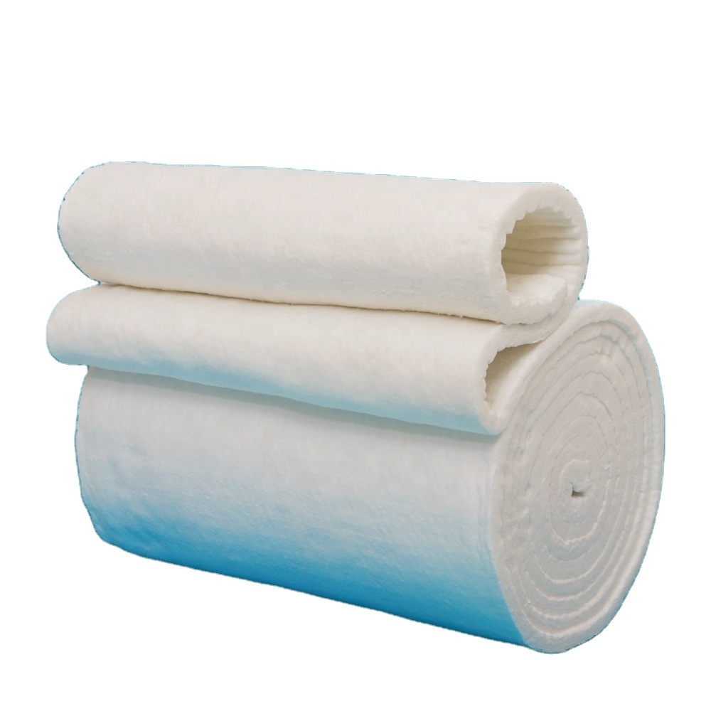 CE Certificate Free Sample 10-50mm Ceramic Blanket Ceramic Fiber Wool For Muffler