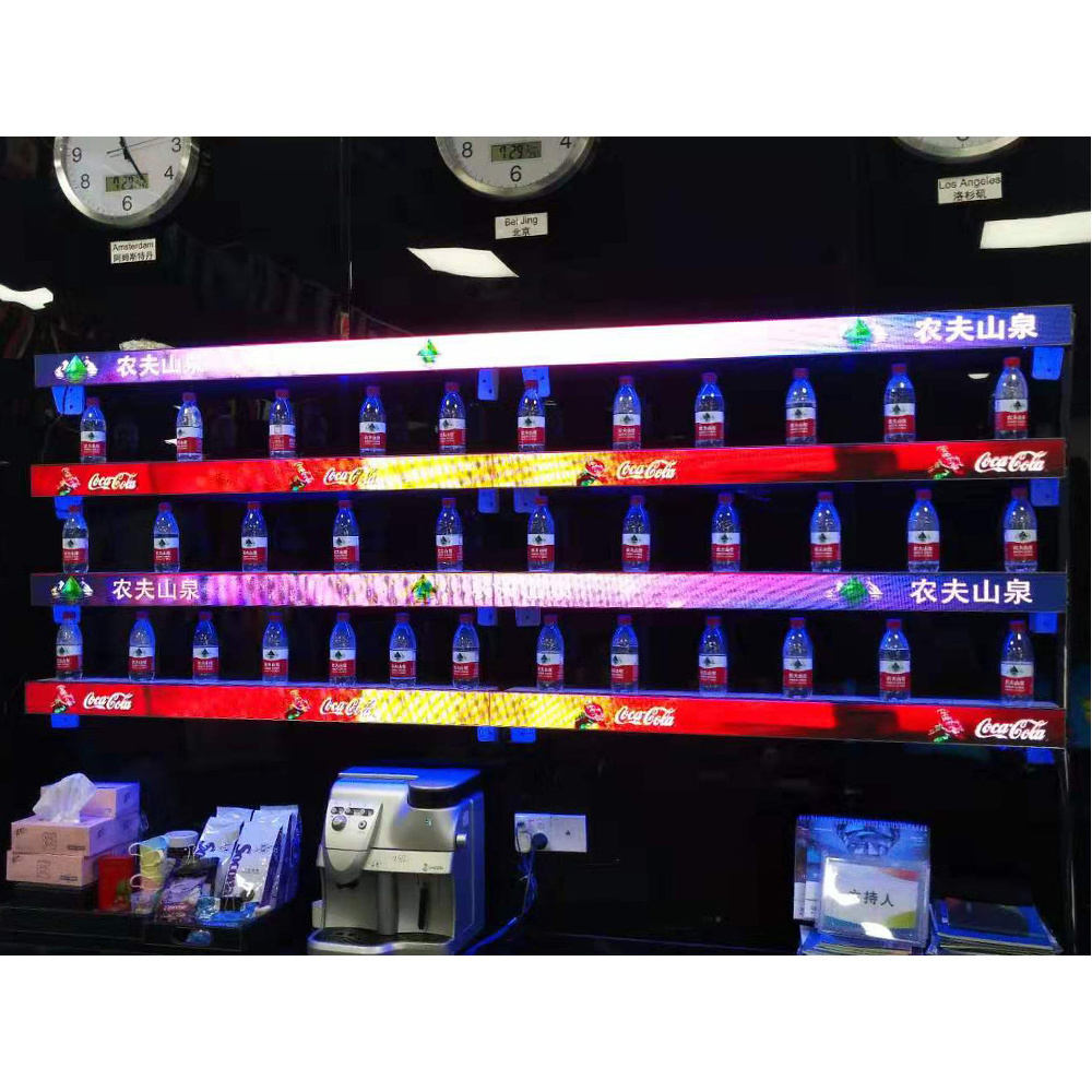 Favorable Price P1.2 Shelf LED Display Screen High Refresh Rate Led Shelf Edge Plane Advertisement Display Screen