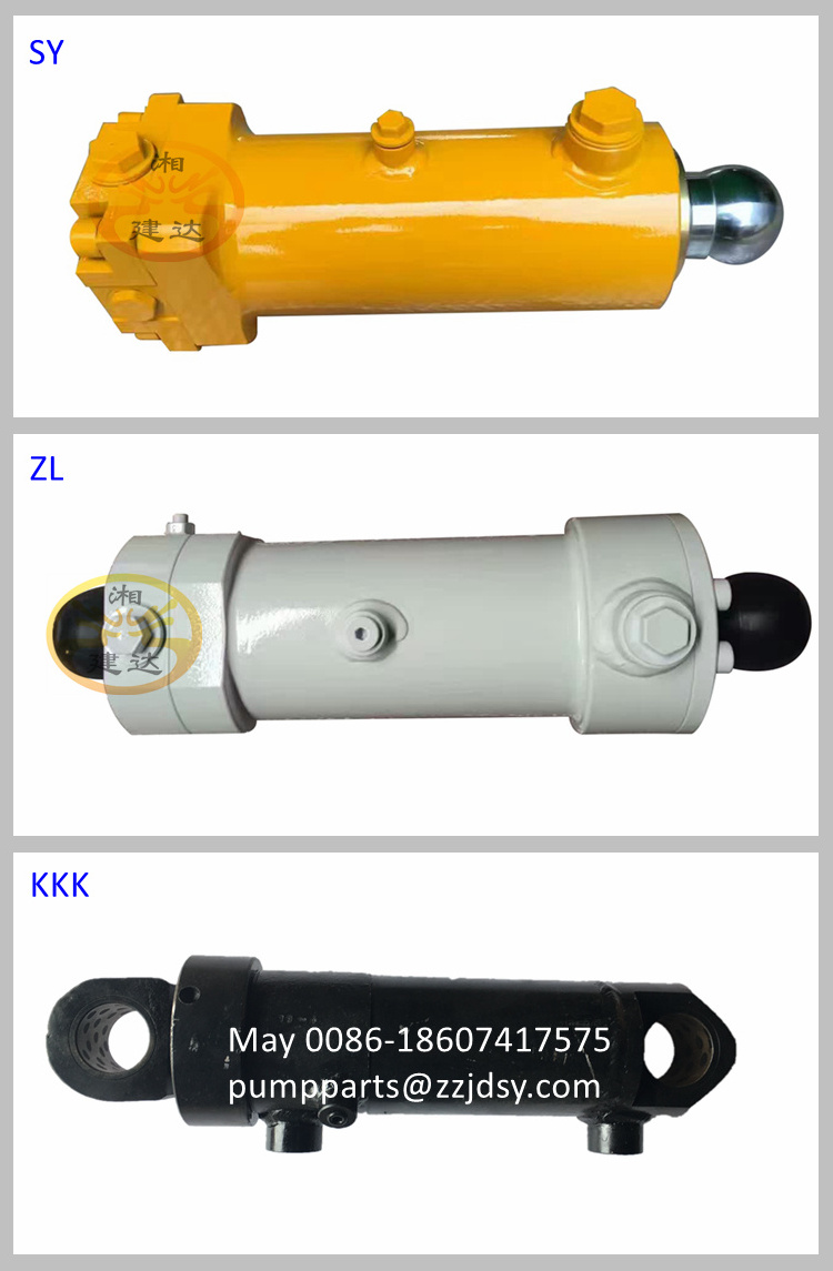 Plunger Cylinder/Swing Cylinder Q80 for Zoomlion Stationary Concrete Pumps HBT Trailer Pumps