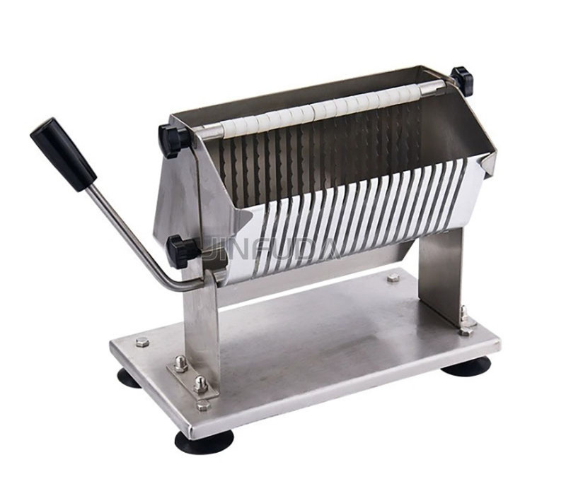 Manual kitchenware stainless steel sausage salami cutter slicer with factory price