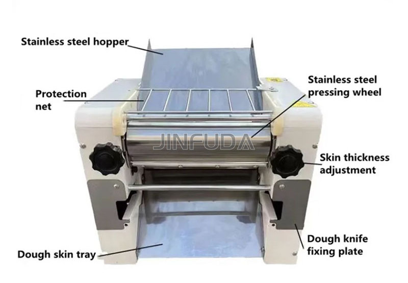 Fully Automatic Dough Pressing Machine Dough Sheeter/Electric Dough Press Puff Pastry