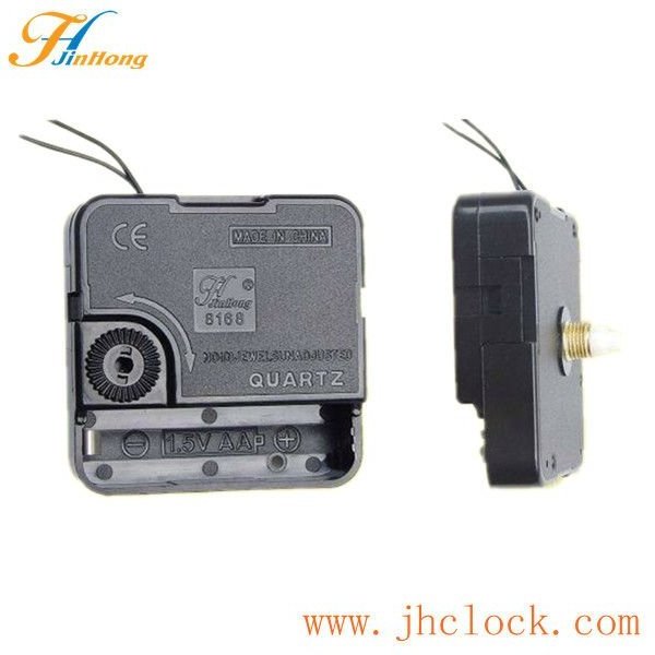 ABS quartz wall battery operating clock mechanism with wires