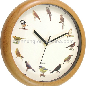 Bird wall clock birds clock with cuckoo music