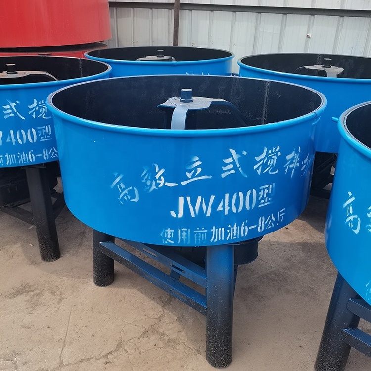 Zhenzhong JW400 pan concrete mixer at factory price