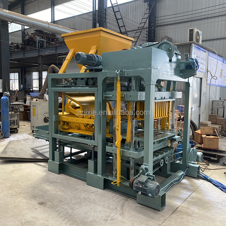 QTJ4-25 Construction building auto automatic hollow block making machine to make concrete blocks