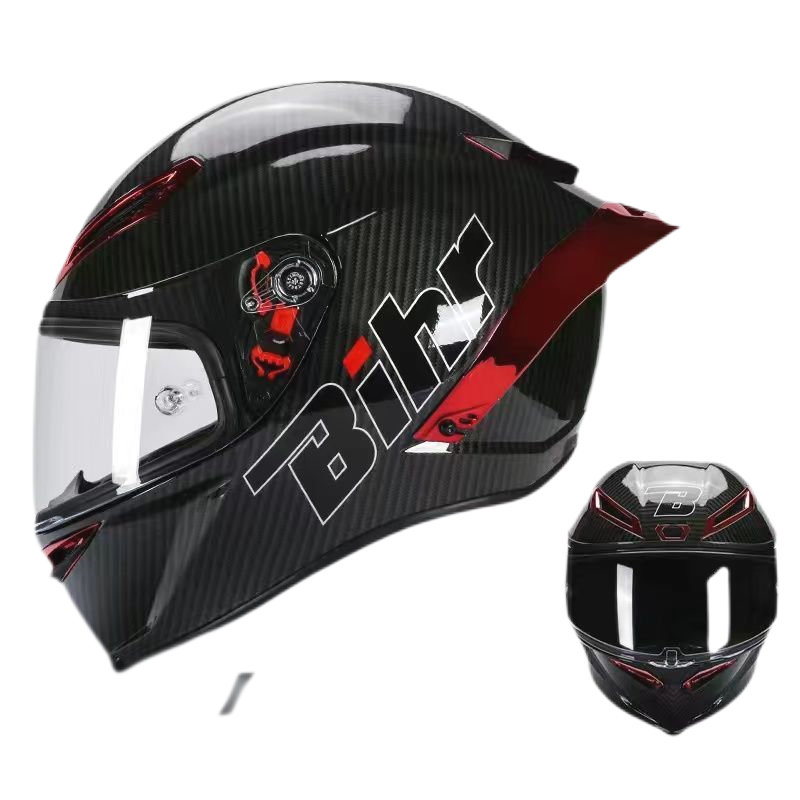 Bill helmet K6 large tail bright carbon pattern men and women knight safety motorcycle motorcycle full helmet variety