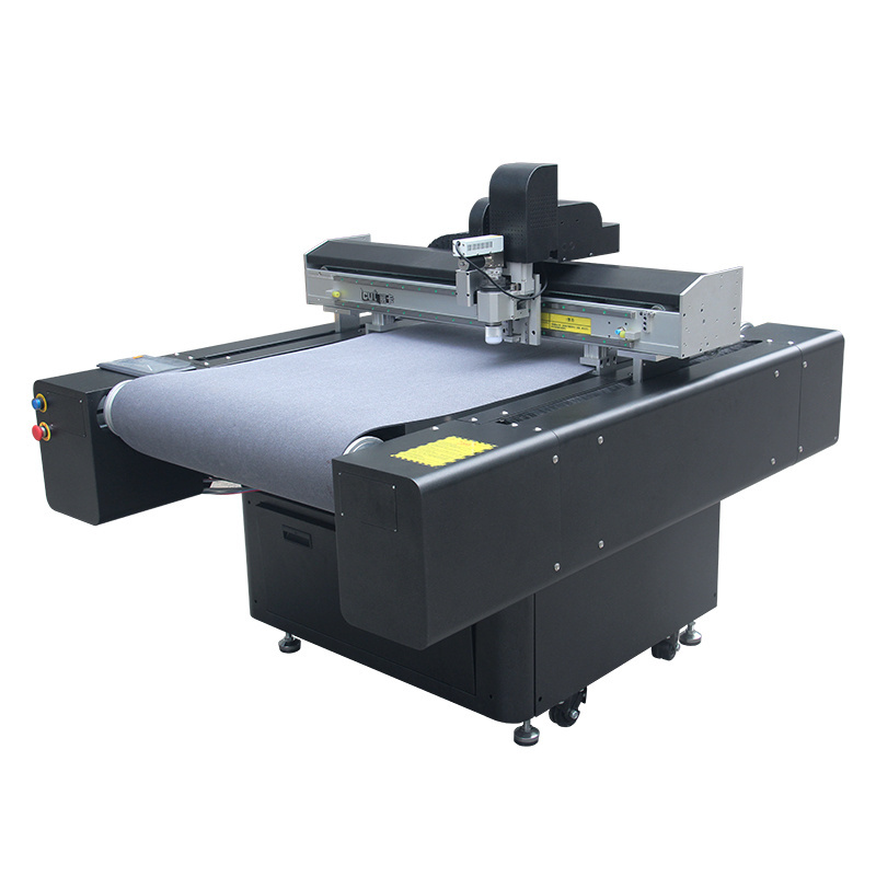 Vinyl Sticker Cutting Plotter Corrugated Cardboard Paper Pattern CNC Oscillating Knife Cutting Machine