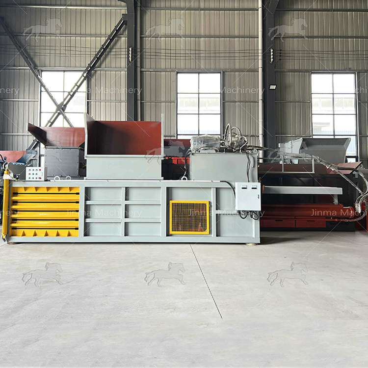 plastic waste baler machine scrap tire baler machinery baler recycling machine