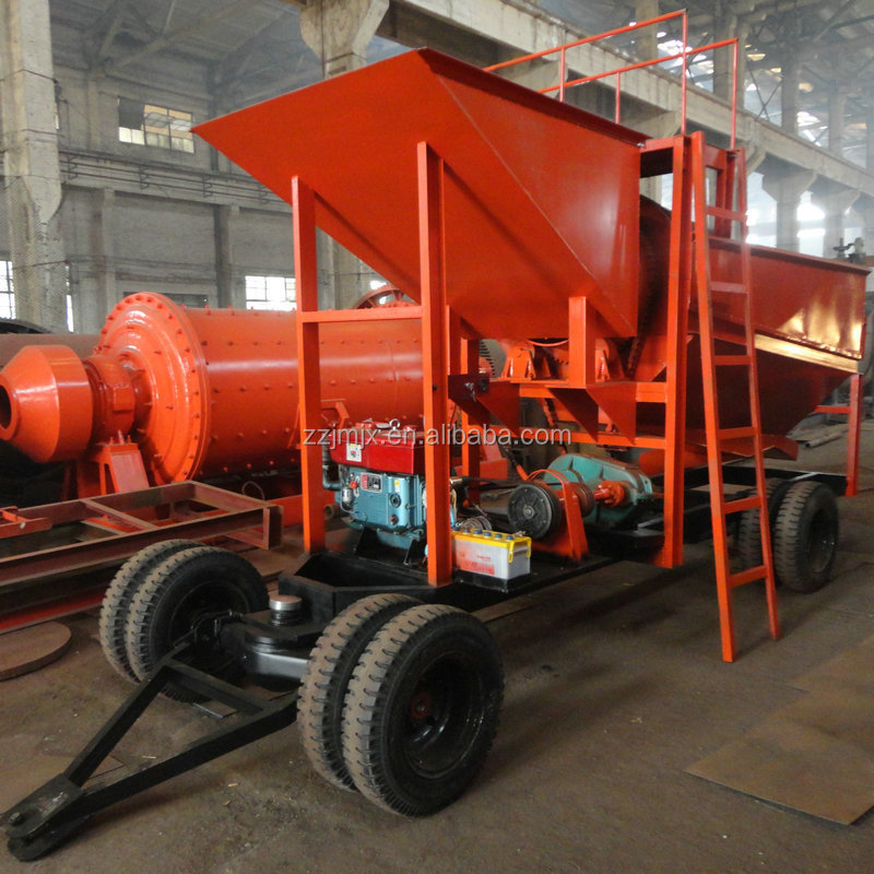 Small Scale Gold Mining Machine Mini Gold Trommel Wash Plant waste sorting machine sand washing trommel