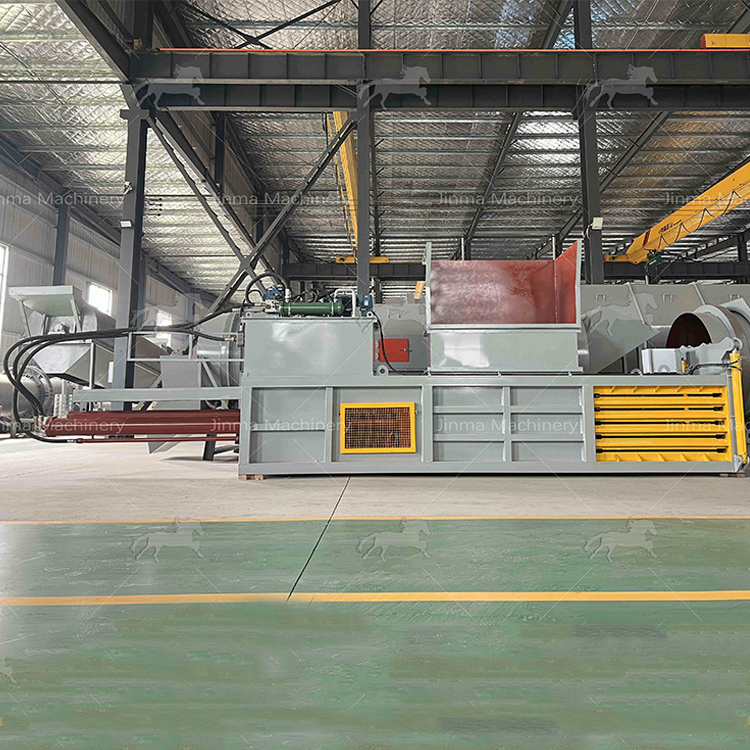 plastic waste baler machine scrap tire baler machinery baler recycling machine