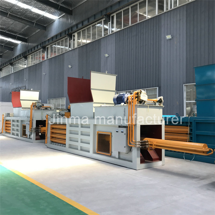 Automatic Horizontal Baling Press Machine Hydraulic Press Waste Paper Baler Machine Automatic Baling Scrap Metal Baler Press