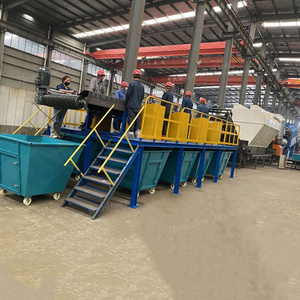 garbage sorting line organic waste food crush production line waste material sorting equipment