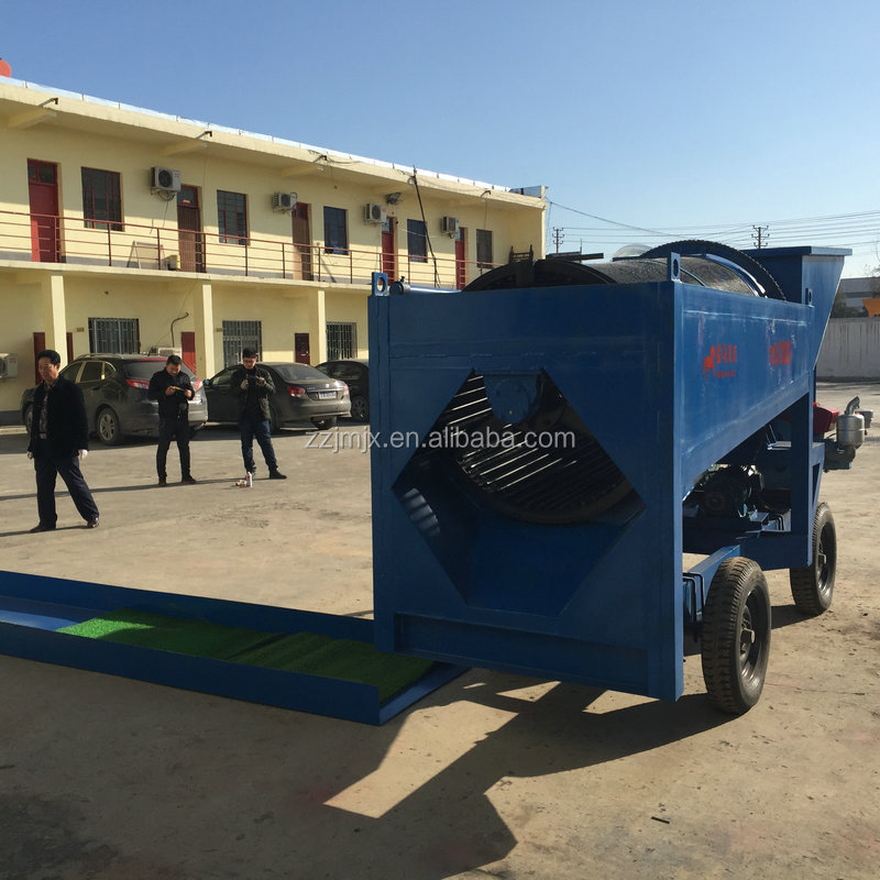 Small Scale Gold Mining Machine Mini Gold Trommel Wash Plant waste sorting machine sand washing trommel