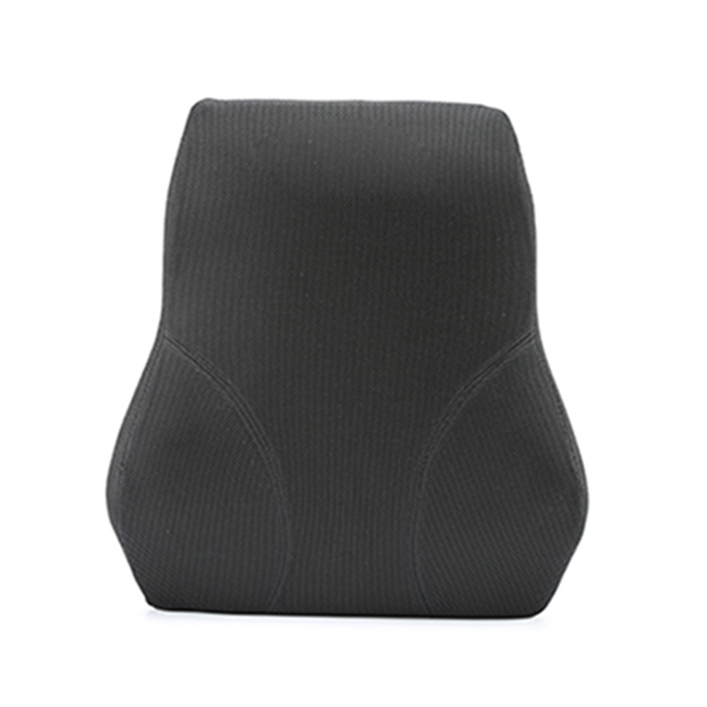 Office Chair Back Pain Car Lumbar Support Pillow Memory Foam Black Posture Correction Car Waist Back Support Cushion