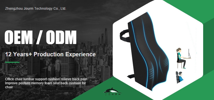 Office chair lumbar support cushion relieve back pain Improve posture memory foam seat back cushion for chair