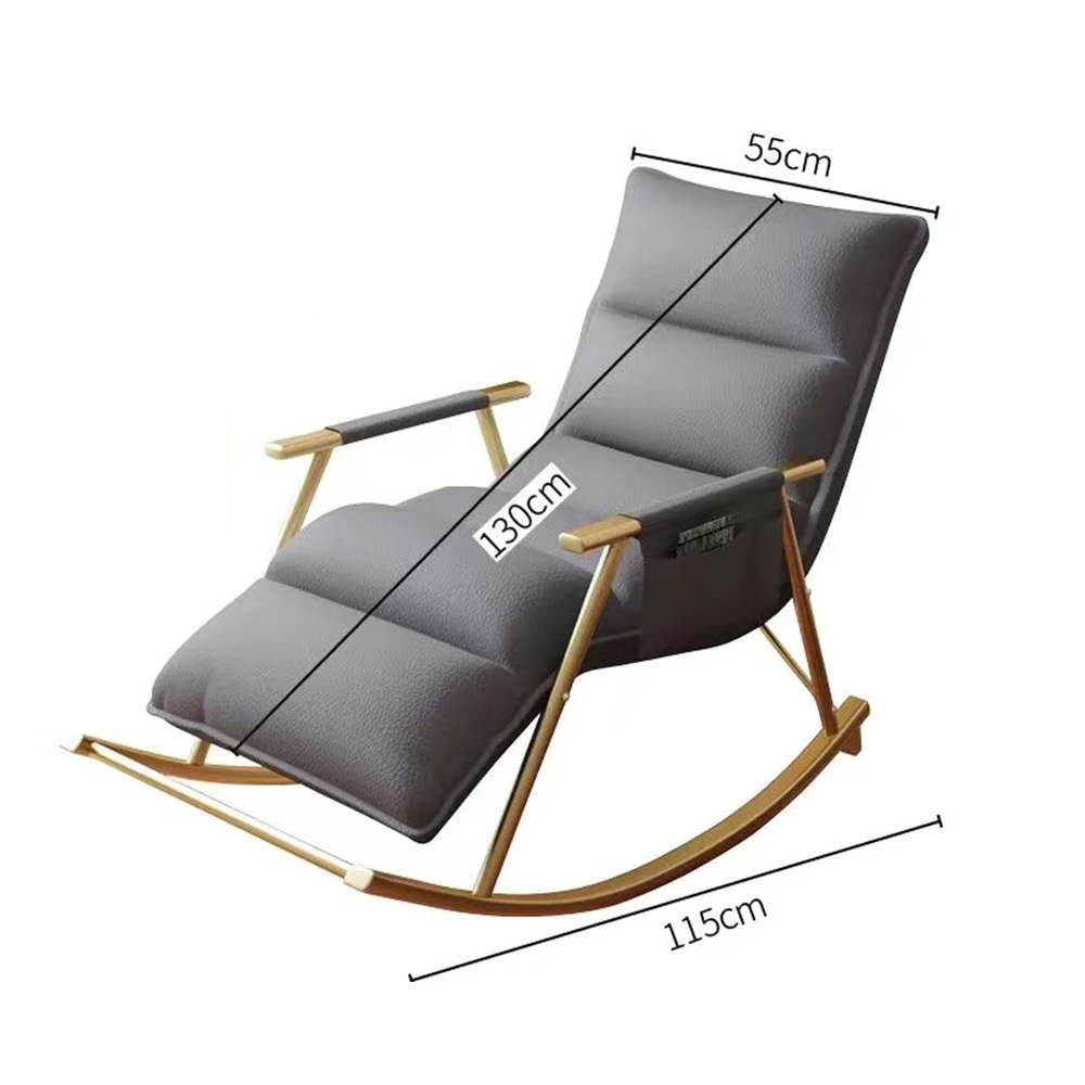 Living Room Light Luxury Rocking Chair Recliner Sofa Modern Balcony Home Leisure Adult Can Lie Can Sleep Lazy Boy Home Furniture