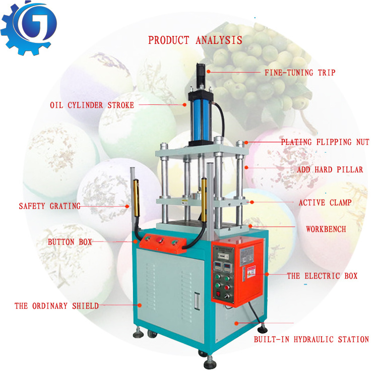 hydraulic make bath bomb ball press machine bar bath bomb ball press mold make form machine