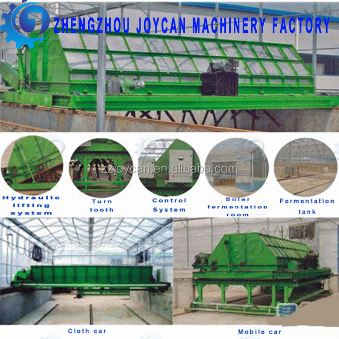 Automatic Organic waste turning machine Compost mixer turner Bio-organic compost turner