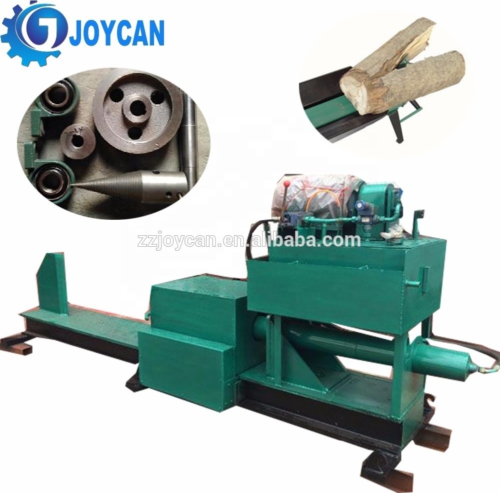 Vertical wood log tree splitting machine wood log splitter machine saw tree wood firewood cutting processor machine