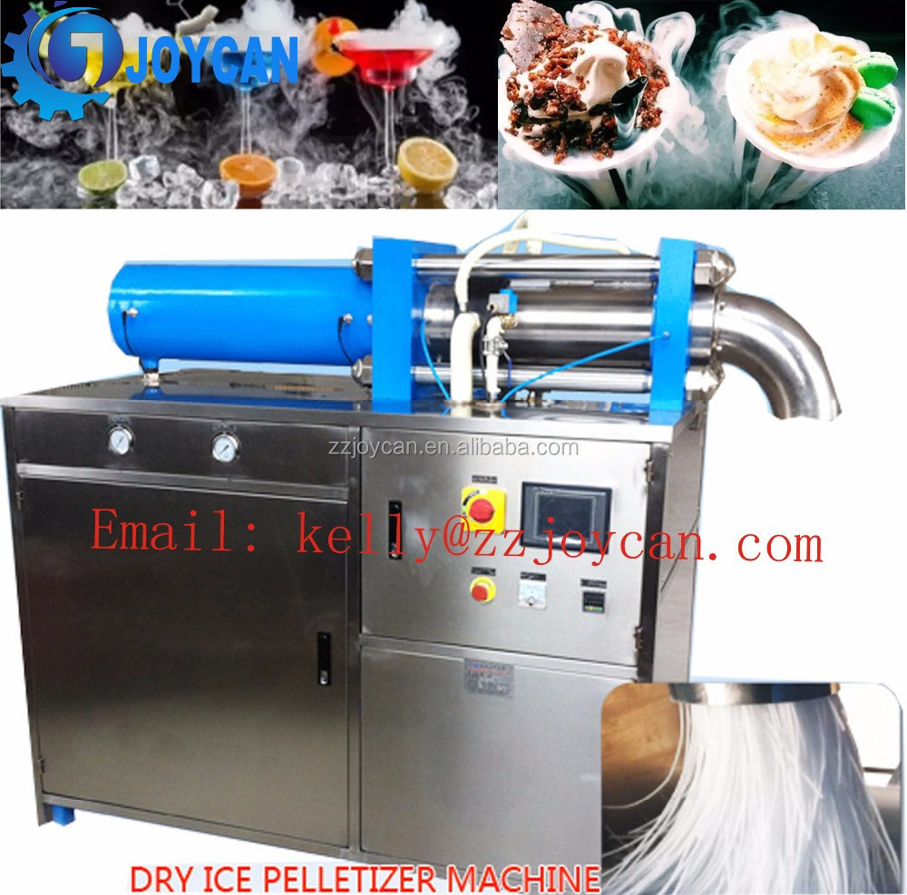 Factory dry ice pelletizer machine for cleaning cars