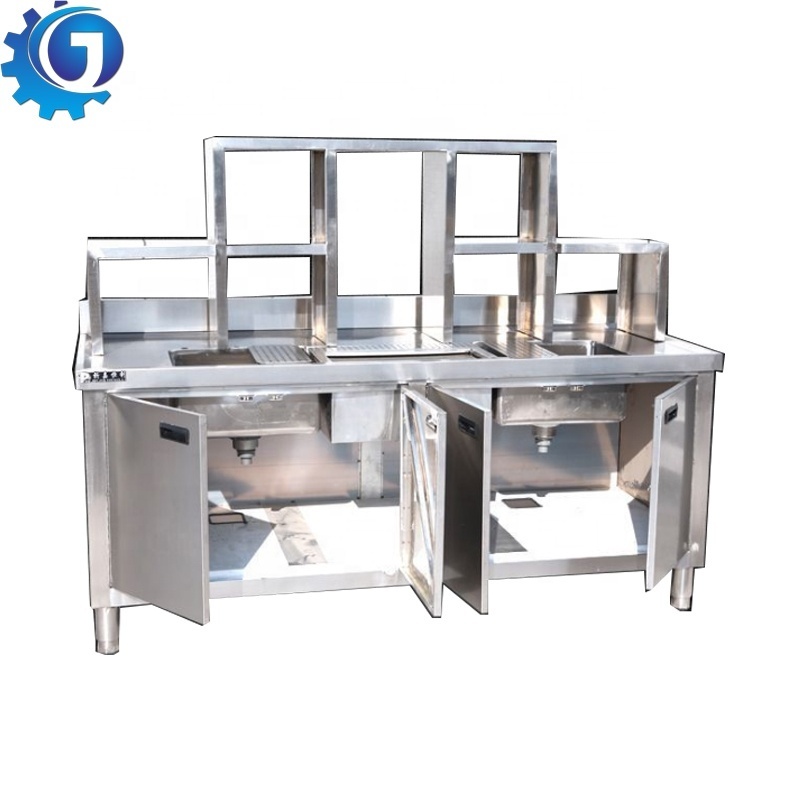 Good Quality Milk Tea Shop Counter Design Equipment Bubble Tea Counter for Sale