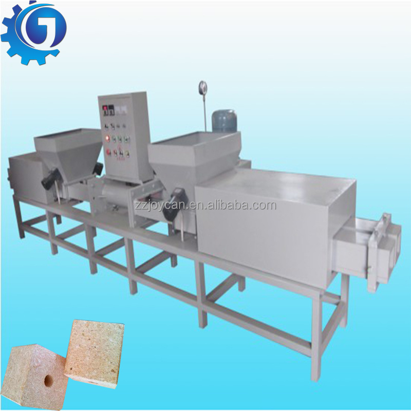 Best price sawdust compressed wood pallet feet block making machine