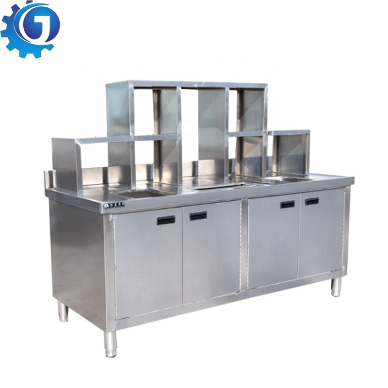 Good Quality Milk Tea Shop Counter Design Equipment Bubble Tea Counter for Sale