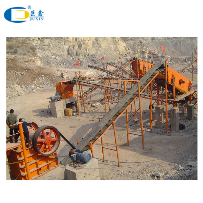 50t/h Small granite stone crushing production line/ sand making plant