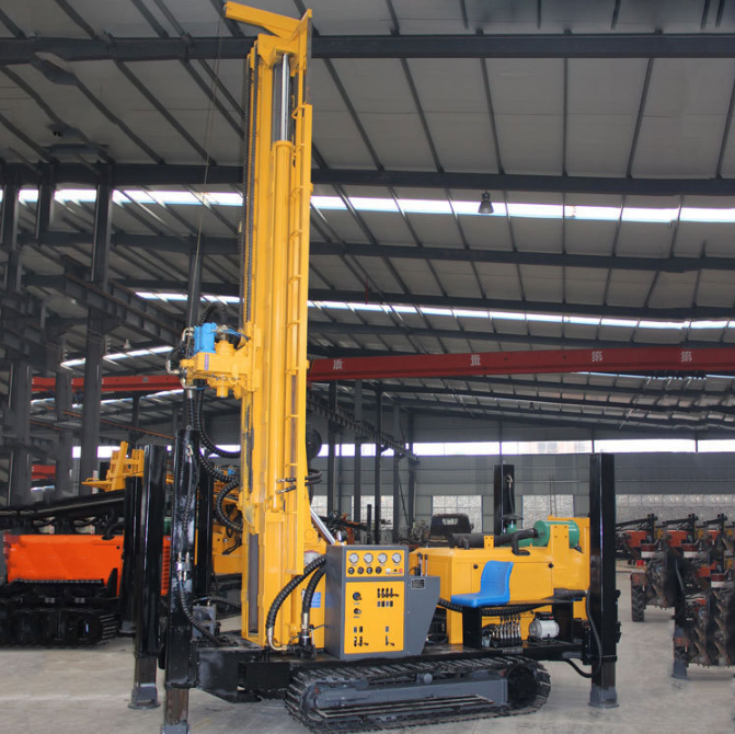 portable drilling rig water well machine China Hydraulic Mine Rotary Oilfield Diamond Core Piling Rig Air Compressor