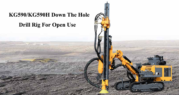 factory price separated crawler dth drilling rig down the hole dth drill rig mining blast