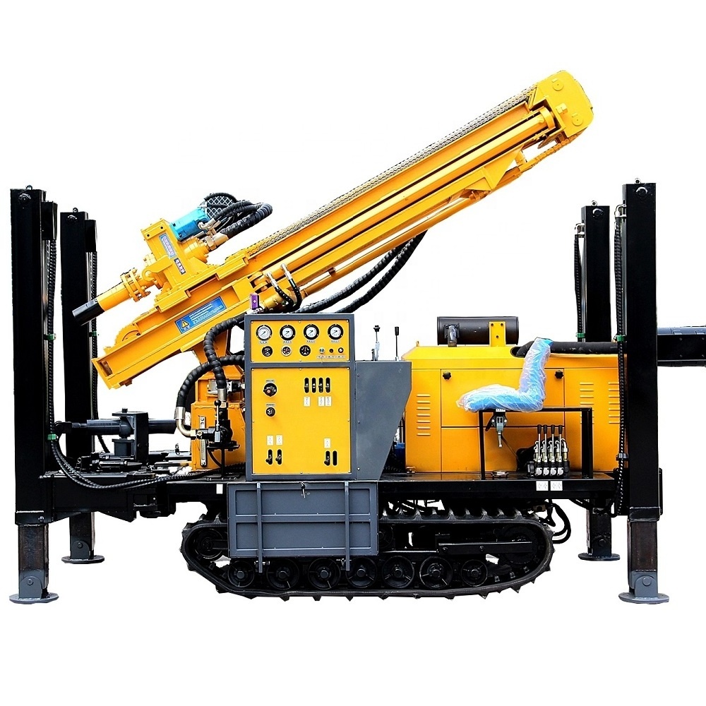 portable drilling rig water well machine China Hydraulic Mine Rotary Oilfield Diamond Core Piling Rig Air Compressor