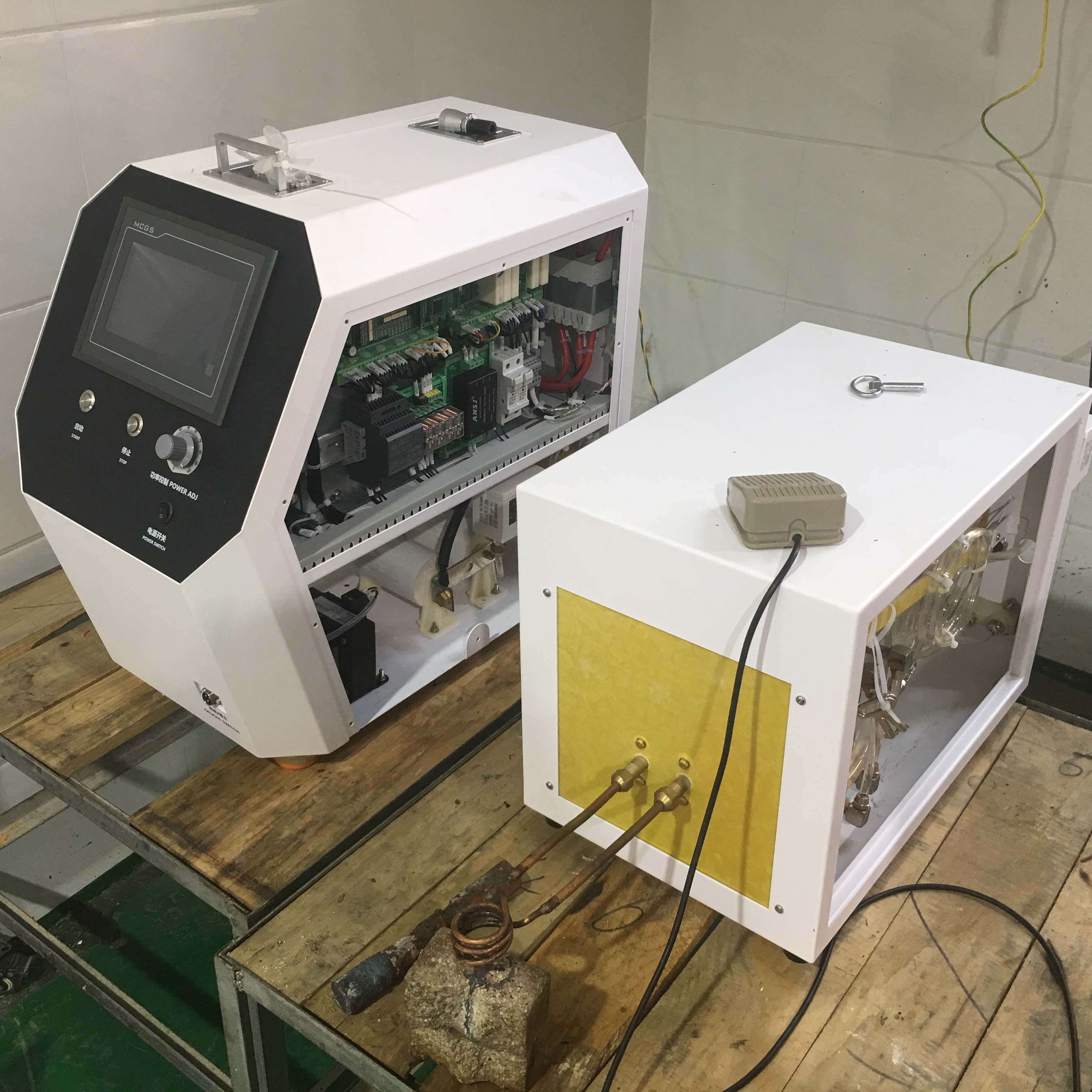 Digital Portable Medium frequency induction heating machine for crystal growth