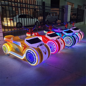 2021 New Park Stall Children's Business Outdoor Double Electric Toy Car Amusement Equipment Motorcycles Bumper Car